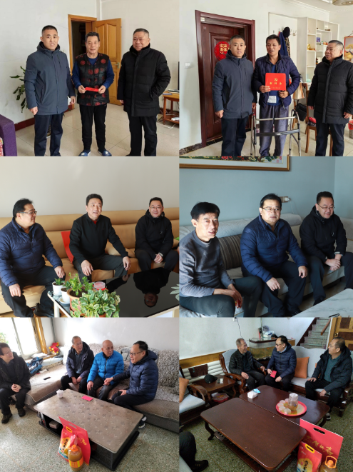 春節(jié)將至，宏河集團(tuán)黨委走訪慰問(wèn)老干部、困難黨員職工2